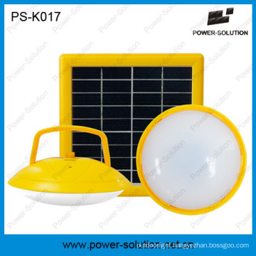 Solar Light System for Charging Mobile Phone with LED Bulbs